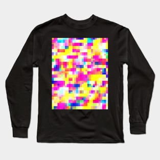 Abstract Geometric Pattern Long Sleeve T-Shirt